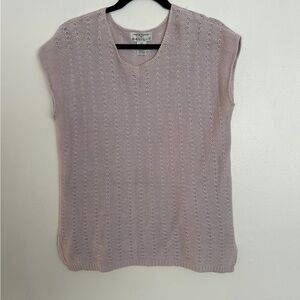 Rena Rowan Light Pink V-Neck Sweater